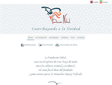 Tablet Screenshot of fundacionnehal.org